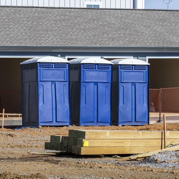 Heavy-duty construction site porta potty in McMinnville, Oregon