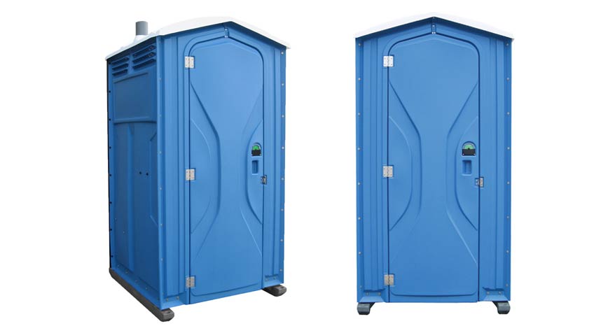 Long-term porta potty units on site in McMinnville, Oregon